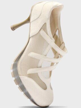 Sneex Cream Ballerina Heel